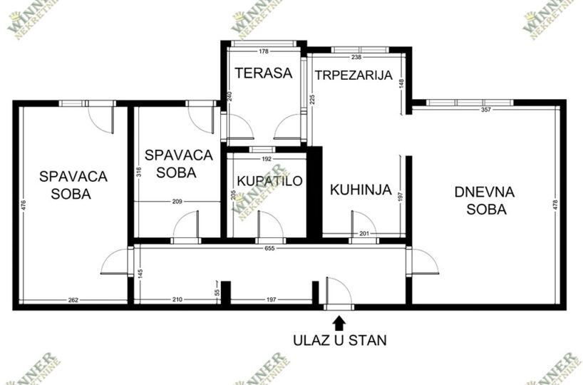 Prodaja Stan Blok 63 Novi Beograd, Jurija Gagarina, uknjizeno, useljivo, stara gradnja, winner nekret