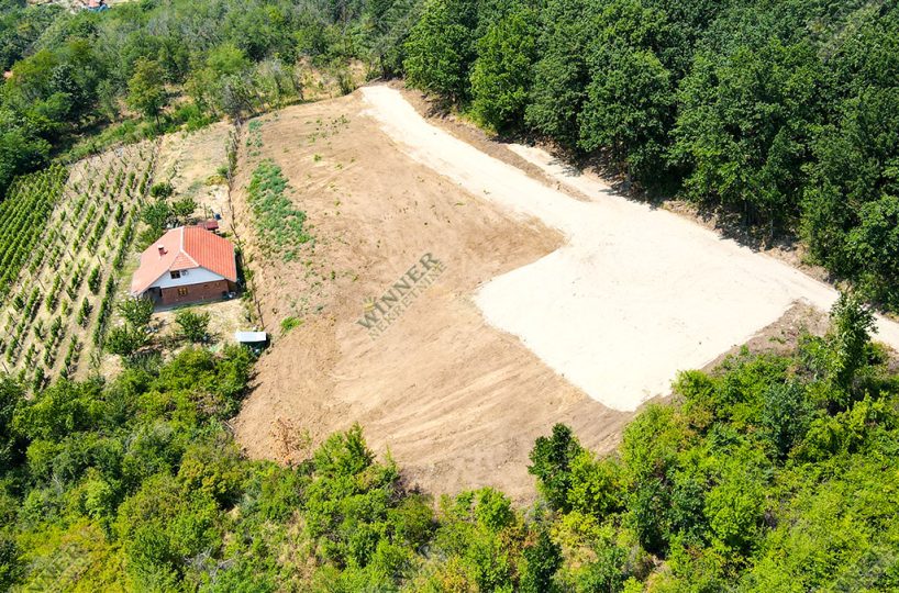 Prodaja Plac Svilajnac Bacica, 30ari, na brdu sa fatasticnim pogledom, ruza vetrova, ociscen plac, put do placa, agencija winner nekretnine, uknjizeno,