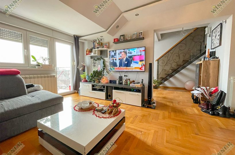 Prodaja Stan Zeleznicka duplex, Zemun, naselje Save Kovacevic, novogradnja, agencija winner nekretnine,