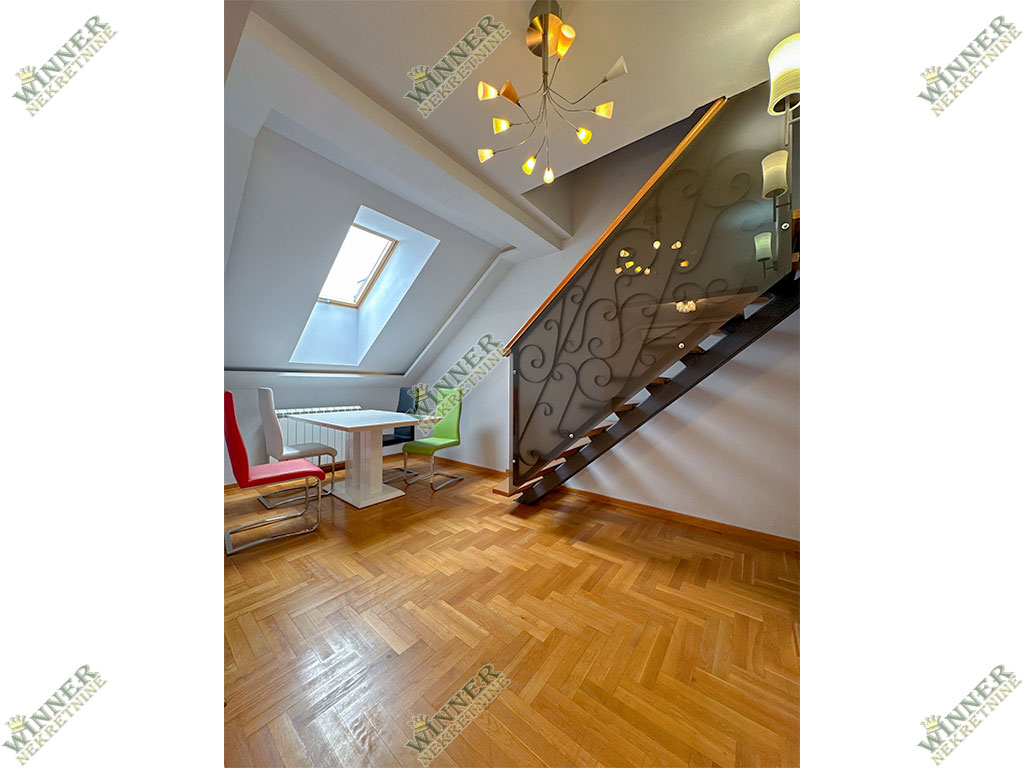 Izdavanje Stan Zeleznicka duplex, Zemun, naselje Save Kovacevic, novogradnja, agencija winner nekretnine,