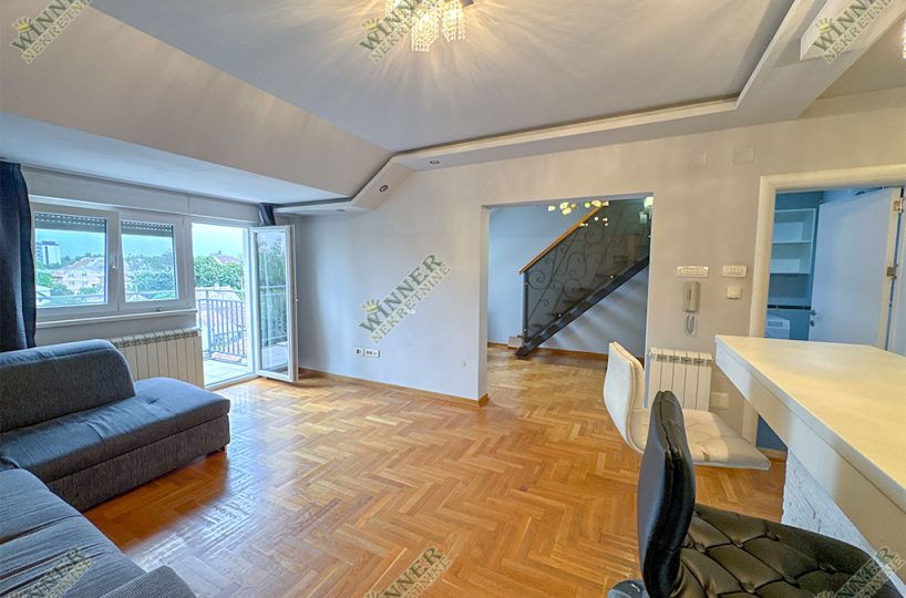 Izdavanje Stan Zeleznicka duplex, Zemun, naselje Save Kovacevic, novogradnja, agencija winner nekretnine,