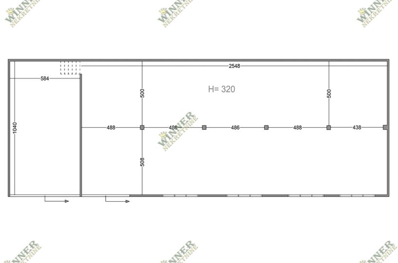 Izdaje se magacinski prostor – Zemu, naselje Meandri, ulica Zadrugarska, agencija, winner nekretnine, poslovni prostor,