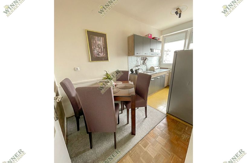 Trpezarija, Prodaja stana Zemun – Sava Kovačević, Terasa, renoviran, winner nekretnine, agencija, CG, uknjižen